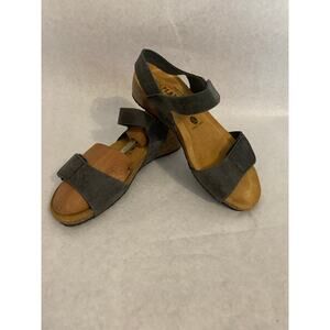 Plankton Memory Cushion Gray Sandal Women's Size  (8) EU 38 Made in Spain